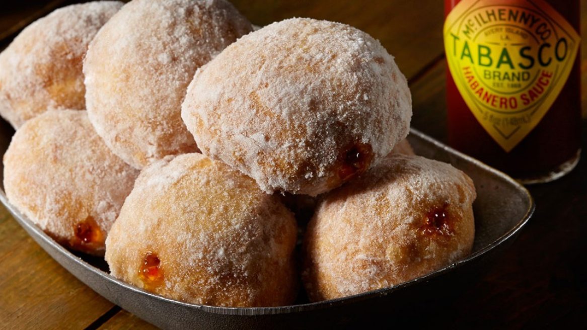 Pepper Jelly Doughnuts