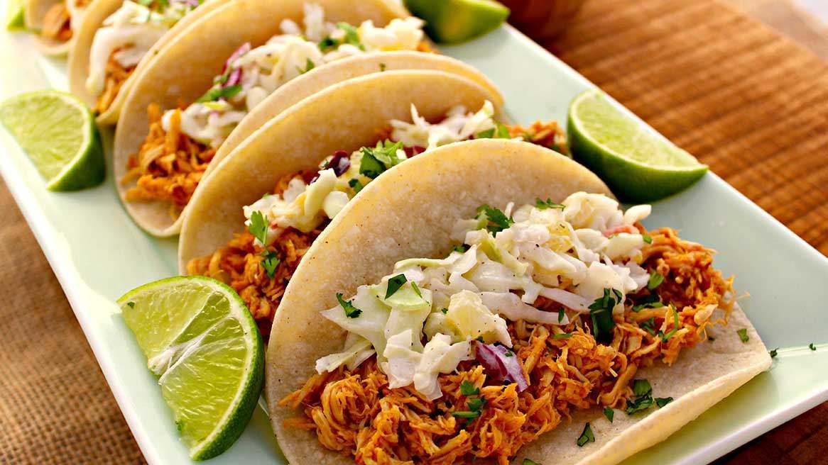 Tacos de Pollo picante con Aguacate